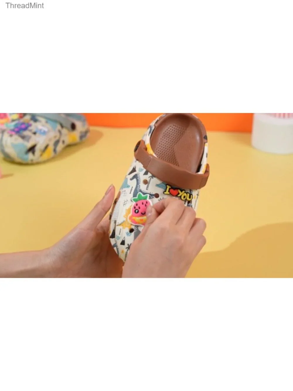 Kids Cute Cartoon Clog Garden Shoes Toddler Slides Sandals EVA Water Shoes